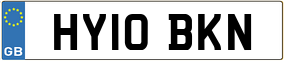 Truck License Plate